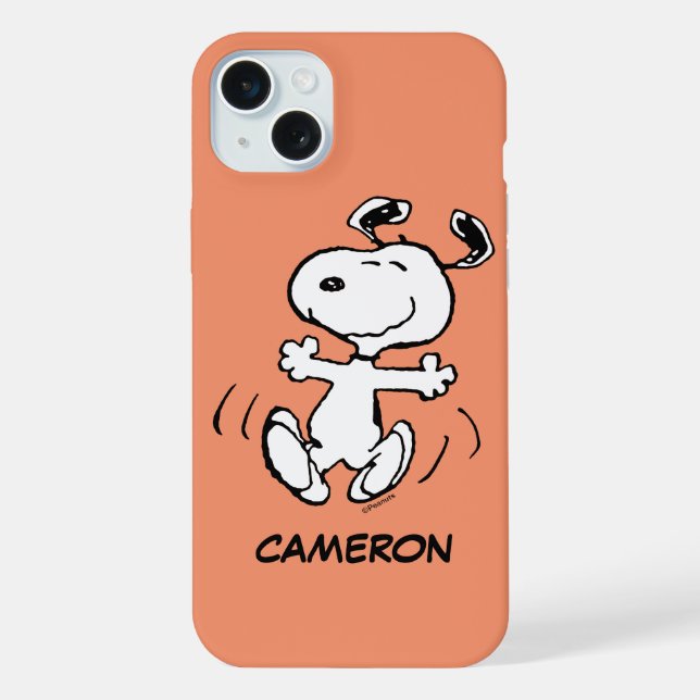 Peanuts | A Snoopy Happy Dance Iphone Case (Back)