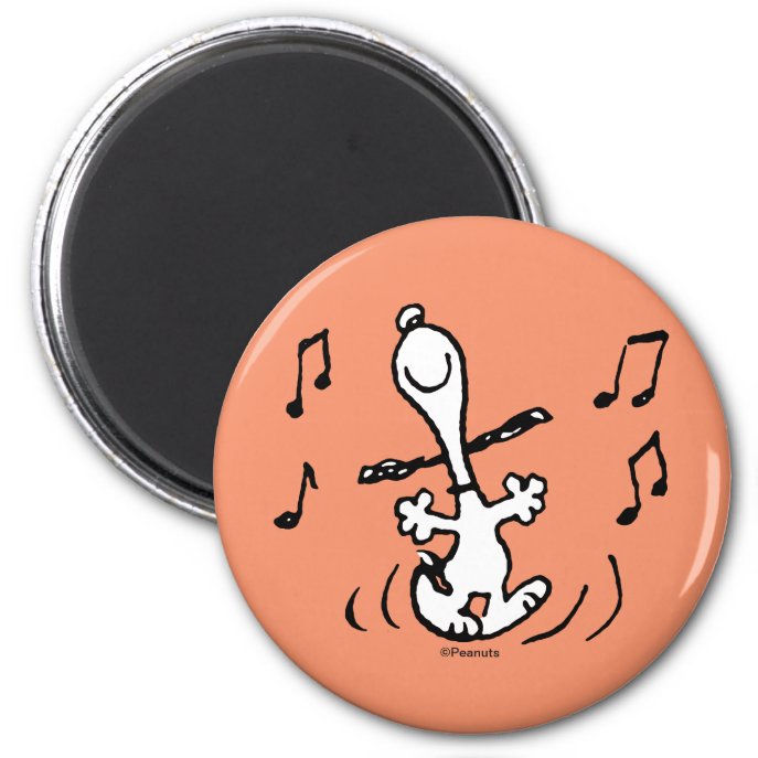 Peanuts | A Snoopy Happy Dance Magnet