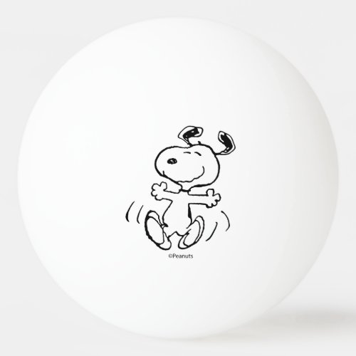 Peanuts  A Snoopy Happy Dance Ping Pong Ball