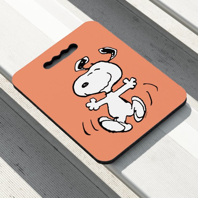 Peanuts | A Snoopy Happy Dance Seat Cushion (In Situ)