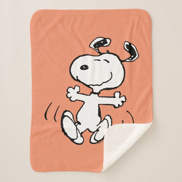 Peanuts sherpa online blanket