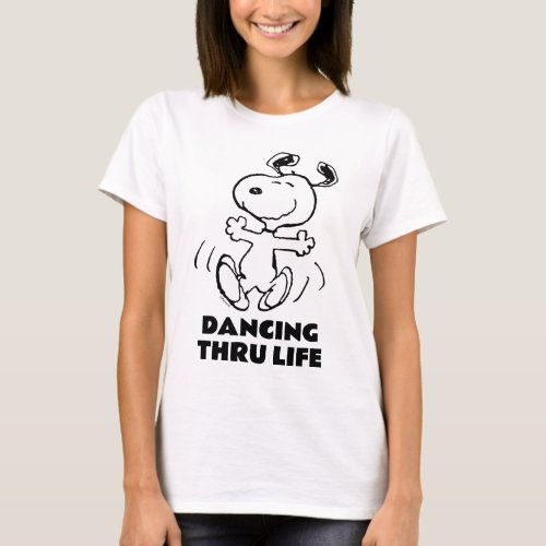 Peanuts  A Snoopy Happy Dance T_Shirt