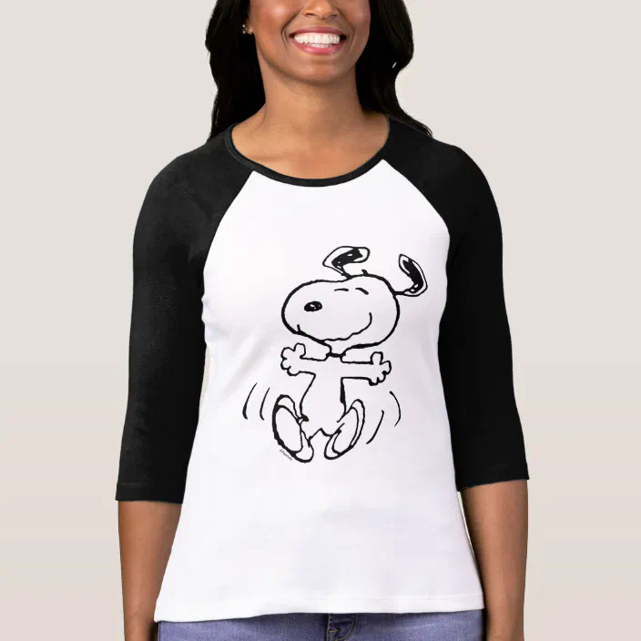 Peanuts | A Snoopy Happy Dance T-Shirt | Zazzle.com