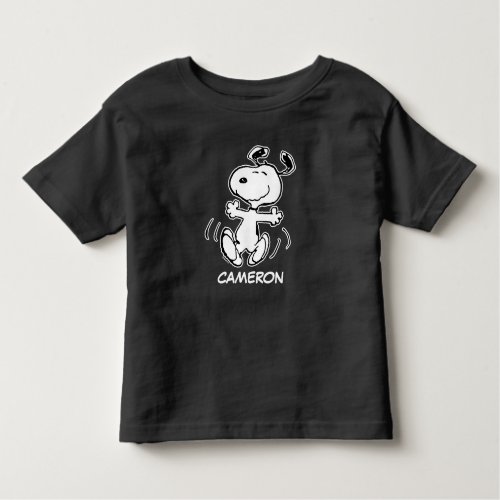 Peanuts  A Snoopy Happy Dance Toddler T_shirt