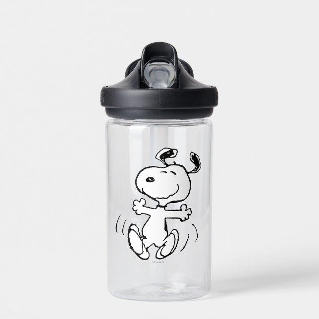 Peanuts | A Snoopy Happy Dance Water Bottle (Front)