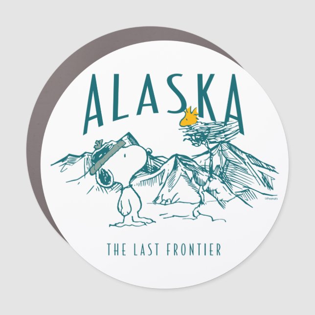 Peanuts | Alaska The Last Frontier Car Magnet (Front)