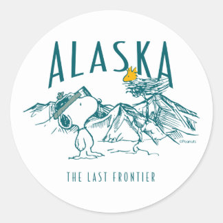 Peanuts | Alaska The Last Frontier Classic Round Sticker