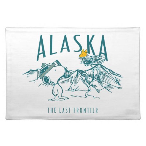 Peanuts  Alaska The Last Frontier Cloth Placemat