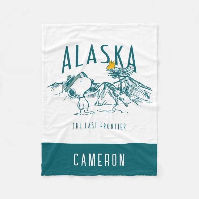 Peanuts | Alaska The Last Frontier Fleece Blanket (Front)