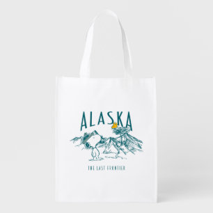 Peanuts Alaska The Last Frontier Grocery Bag