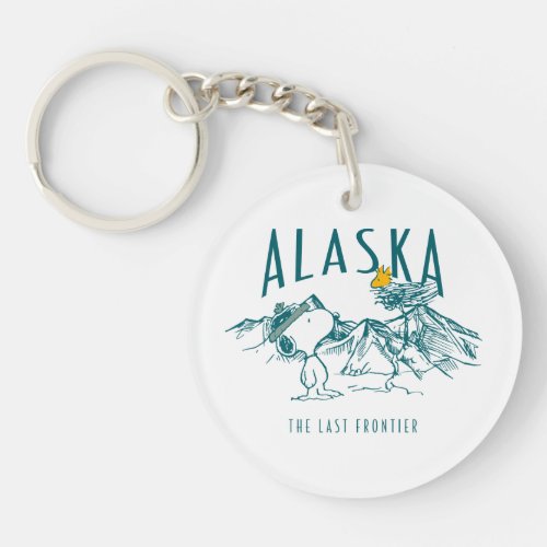 Peanuts  Alaska The Last Frontier Keychain