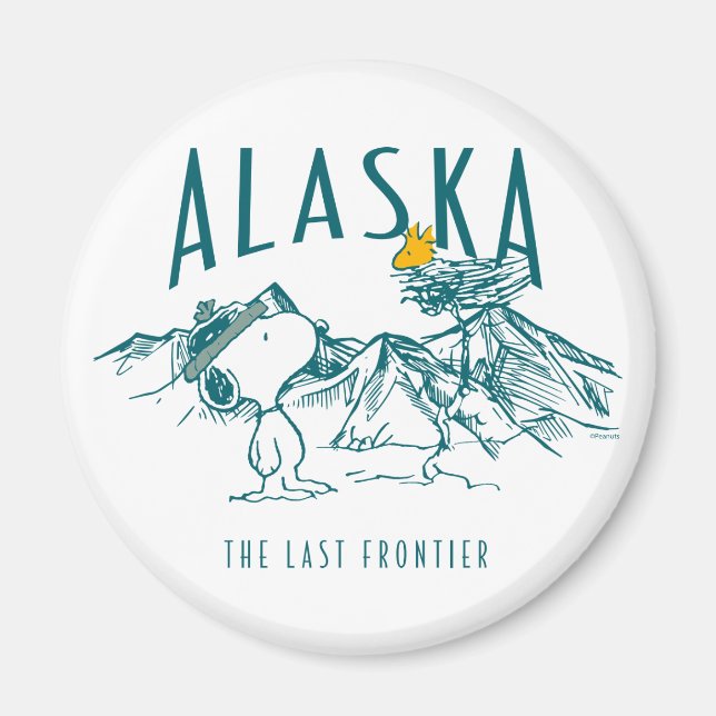 Peanuts | Alaska The Last Frontier Magnet (Front)