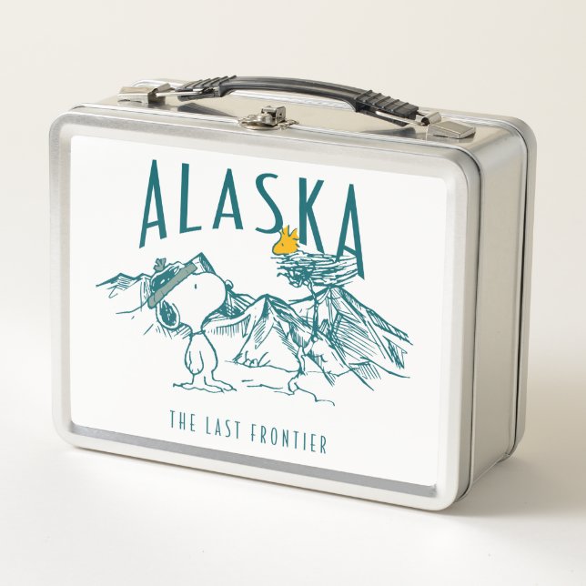 Peanuts | Alaska The Last Frontier Metal Lunch Box (Front)