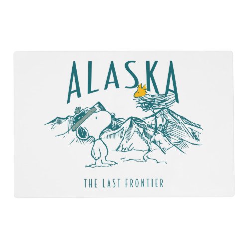 Peanuts  Alaska The Last Frontier Placemat