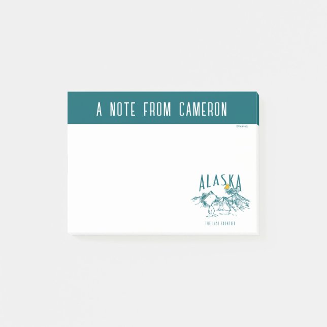 Peanuts | Alaska The Last Frontier Post-it Notes (Front)