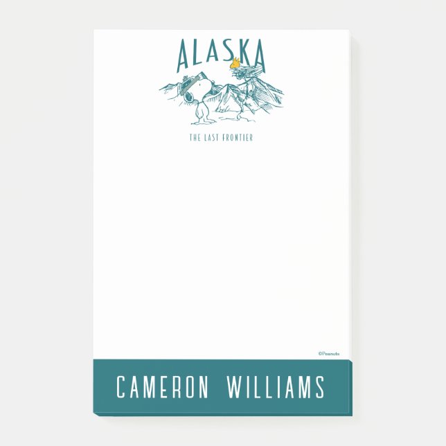 Peanuts | Alaska The Last Frontier Post-it Notes (Front)