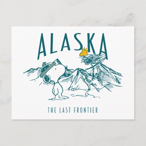 Peanuts  Alaska The Last Frontier Postcard
