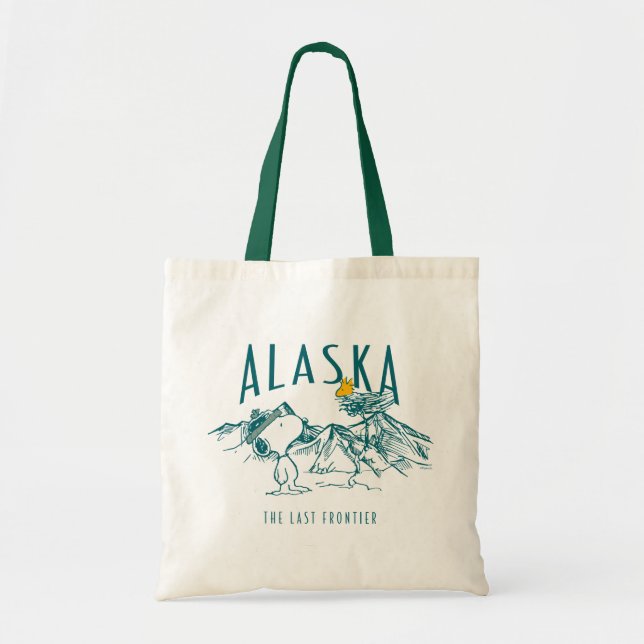 Peanuts | Alaska The Last Frontier Tote Bag (Front)