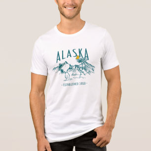 Peanuts Alaska The Last Frontier Tri-Blend Shirt
