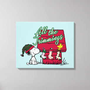 Peanuts All The Trimmings Canvas Print