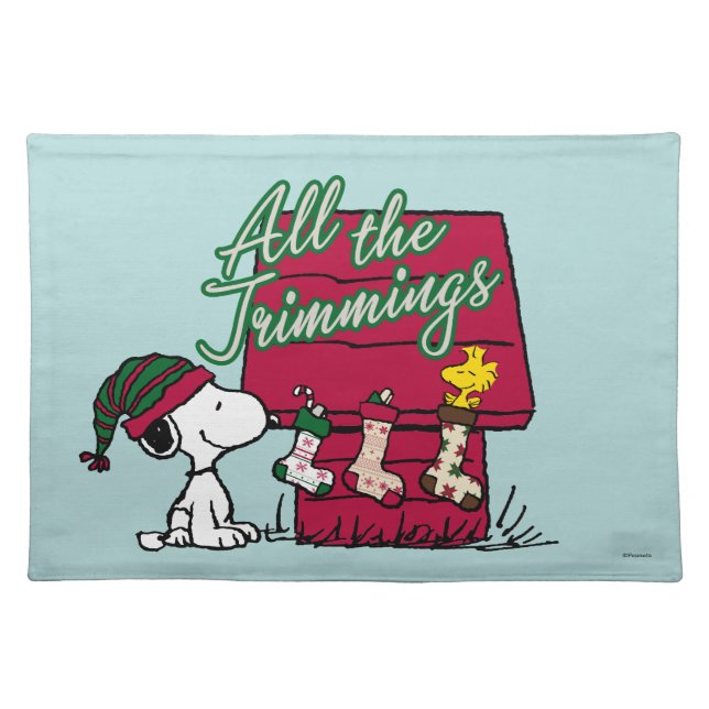 Peanuts | All The Trimmings Cloth Placemat (Front)