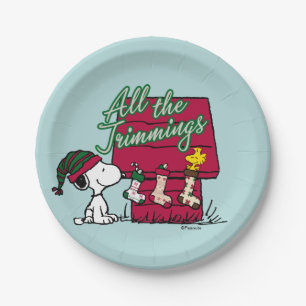 Peanuts   All The Trimmings Paper Plates