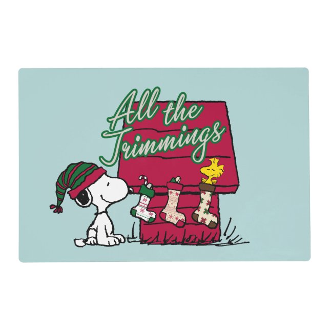 Peanuts | All The Trimmings Placemat (Front)