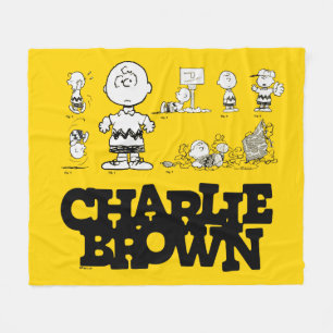 Peanuts Always Charlie Brown Fleece Blanket