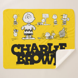 Peanuts Always Charlie Brown Sherpa Blanket