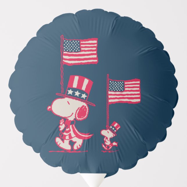 Peanuts | American Summer Old Glory Balloon (Front)