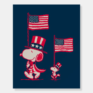 Peanuts American Summer Old Glory Foam Board