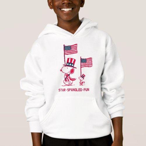 Peanuts  American Summer Old Glory Hoodie