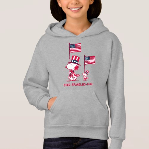 Peanuts  American Summer Old Glory Hoodie