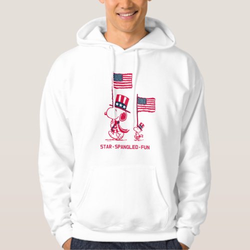 Peanuts  American Summer Old Glory Hoodie