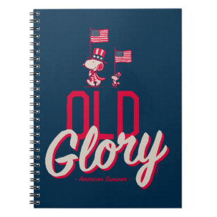Peanuts American Summer Old Glory Notebook