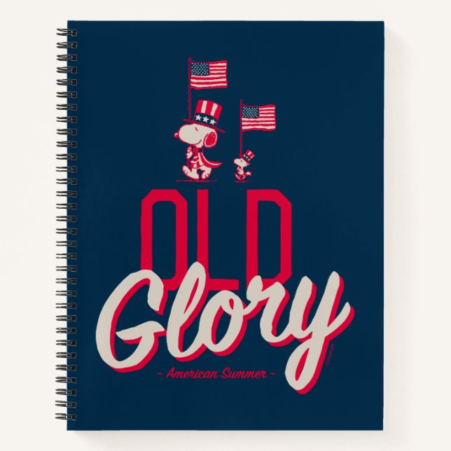 Peanuts | American Summer Old Glory Notebook (Front)