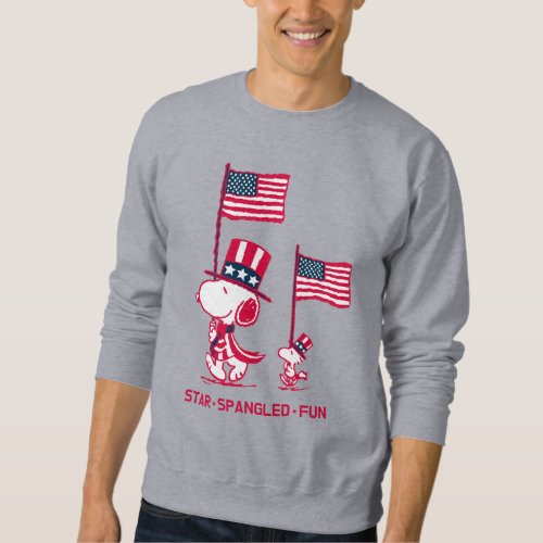 Peanuts  American Summer Old Glory Sweatshirt