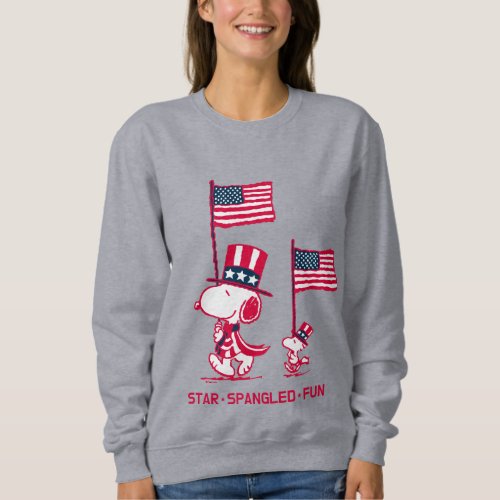 Peanuts  American Summer Old Glory Sweatshirt