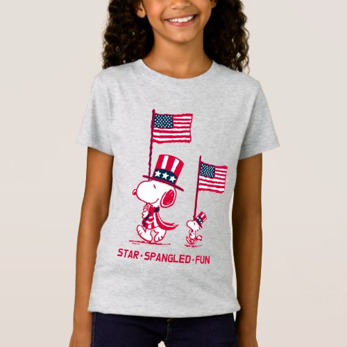 Peanuts  American Summer Old Glory T_Shirt