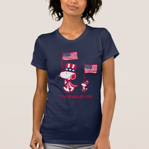 Peanuts  American Summer Old Glory T_Shirt