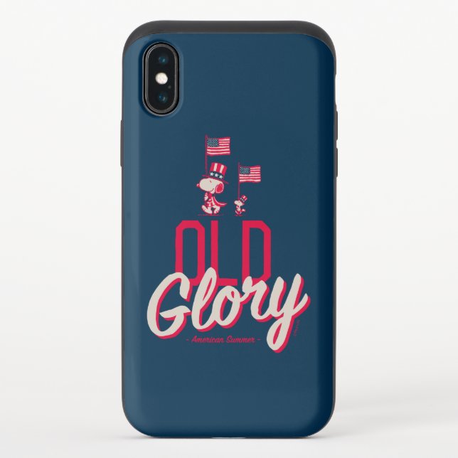 Peanuts | American Summer Old Glory Uncommon iPhone Case (Back)