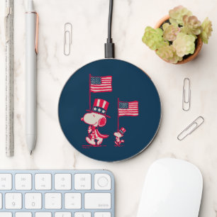 Peanuts   American Summer Old Glory Wireless Charger