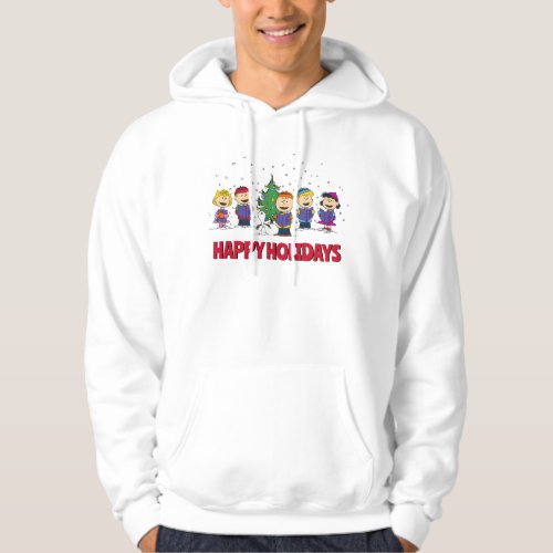 Peanuts  Around the Christmas Tree Hoodie