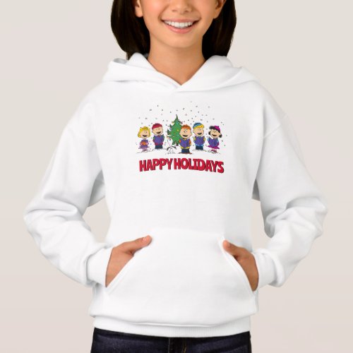 Peanuts  Around the Christmas Tree Hoodie