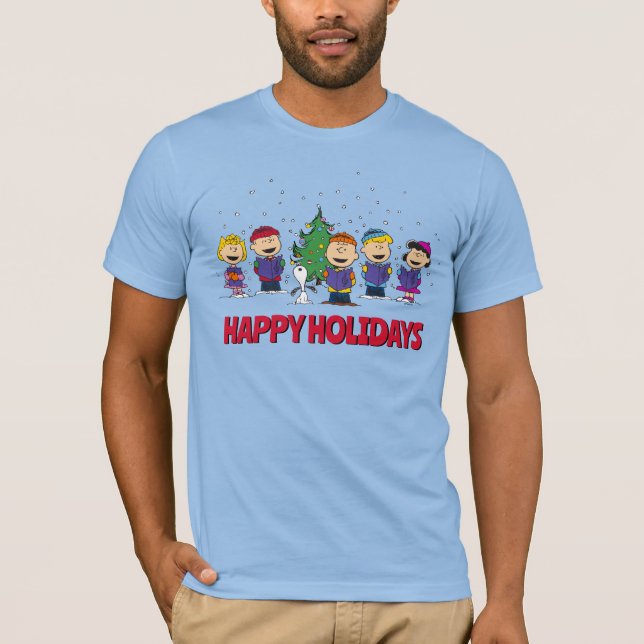 Peanuts | Around the Christmas Tree T-Shirt (Front)