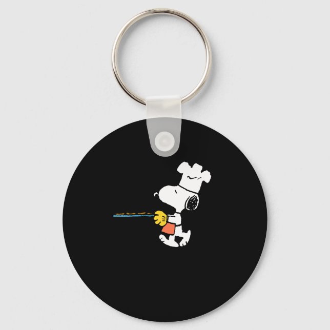 Peanuts Baking Cookies  Keychain (Front)