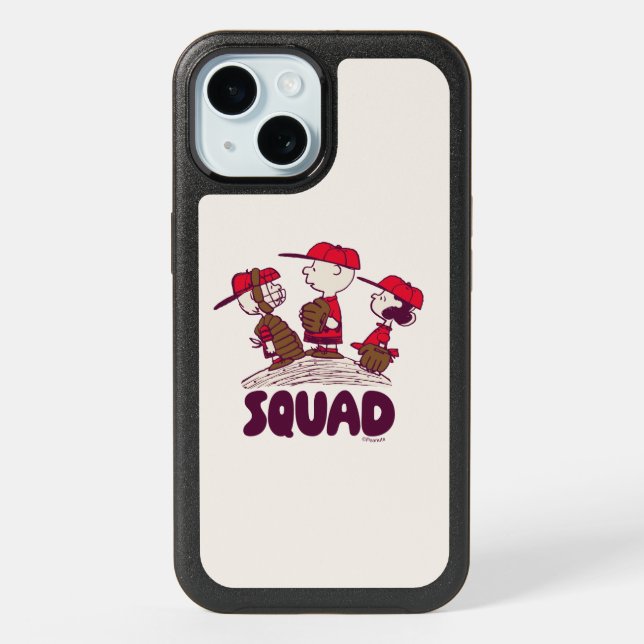 Peanuts | Baseball Squad iPhone 15 Case (Back)