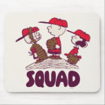 Peanuts | Baseball Squad Mouse Pad<br><div class="desc">This super cute Peanuts design features Schroeder, Charlie Brown & Lucy on the pitcher's mound.</div>