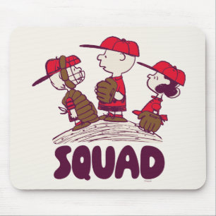 Peanuts Baseball Squad Mouse Pad