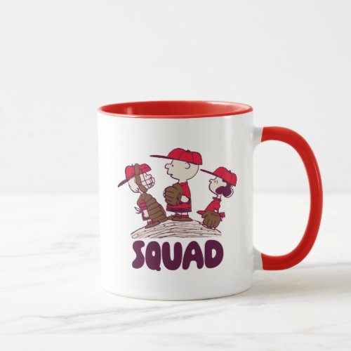 Peanuts  Baseball Squad Mug